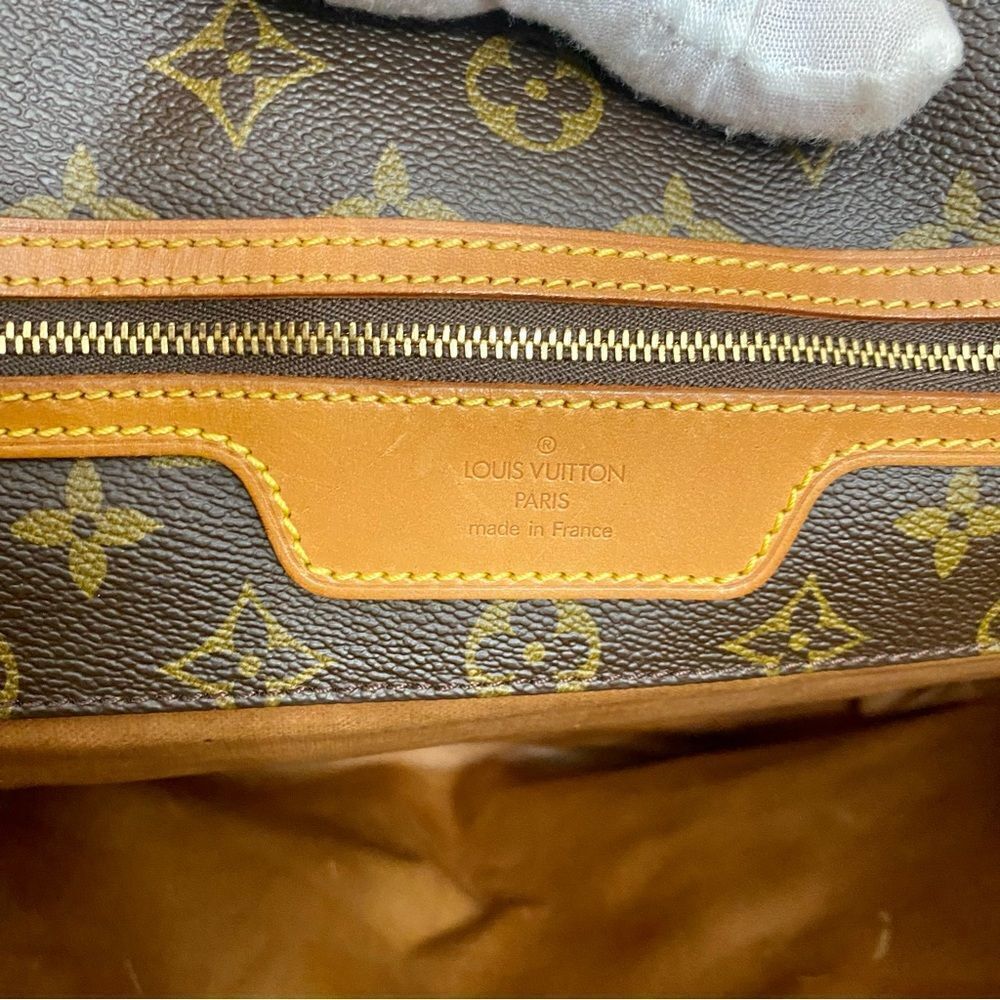 LOUIS VUITTON Monogram Sac Shopping Leather Tote Bag 💼 LVJ26 - Picture 7 of 16